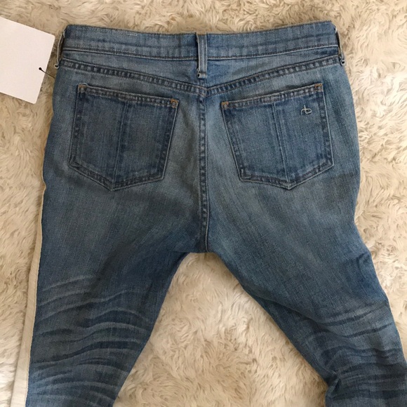 RAG & BONE jeans relay skinny racer : size 26 - Picture 5 of 8